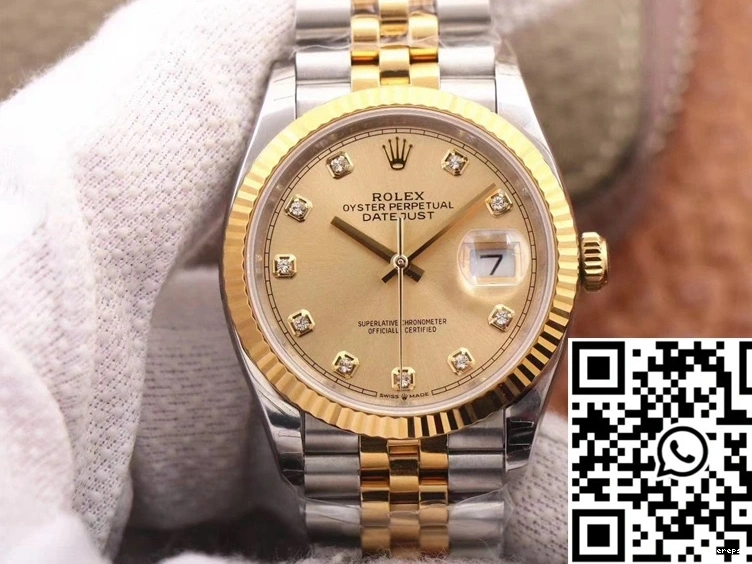Datejust Dial Rolex M126233-0017 Champagne EW Factory 0413